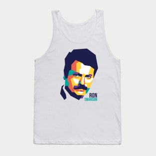 Ron Swanson On WPAP Tank Top